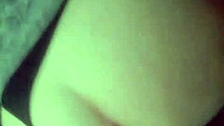 my round bubble ass mina stuffs huge dildo anal outdoor cumshot