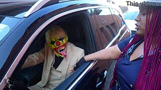 charlie nasty's bbw ass takes bbc clown cop outdoors 🍑🚔😂