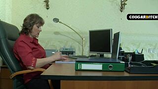 boss lady, you swallowed my cum load after that intense office doggystyle pounding