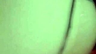 my round bubble ass mina stuffs huge dildo anal outdoor cumshot