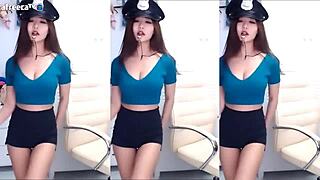 cute korean big tits girl dances sexy in one day challenge