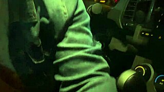 18-Year-Old Teen Sucks Old Cock Desperately in Public Parking Lot