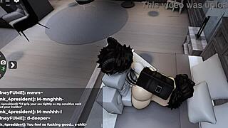 roblox cum loving slut gets her ass soaked in hot loads