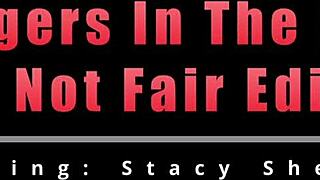 Stacy Shepard stars in strangers in the night way not fair edition backstage with toys handcuffs and nurse play