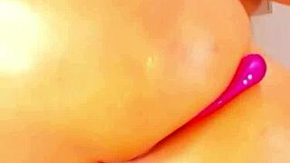 latina ladyboy crossdresses and gets webcam cock action