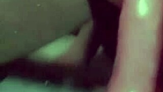 my round bubble ass mina stuffs huge dildo anal outdoor cumshot