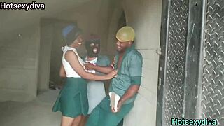 naughty college schoolboy fucks two horny amateur coed girlfriends in homemade threesome group sex