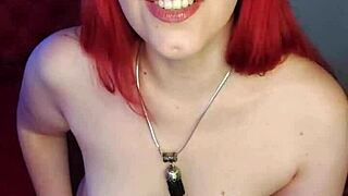 dad's friend catches latina masturbating on video call with juicy toys