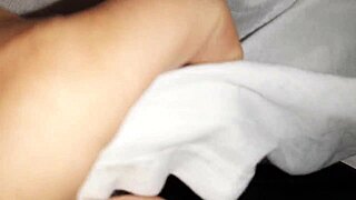 Neighbor's girlfriend woke me under blanket for cunnilingus