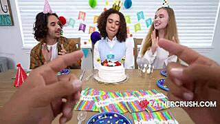 Virgin Teen Pussy Craves Stepdad's Huge Knob