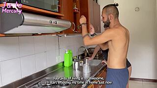 latina roommate's big tits and pussy tempt me away from netflix into dorm doggystyle pounding