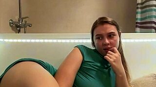 horny sexy student teen fingers fat ass big tits to orgasm in bathroom?