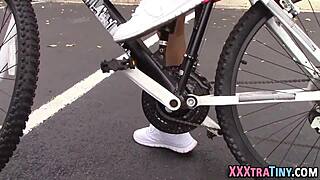 Petite Latina Teen Sucks and Jerks Huge Cock Hardcore HD