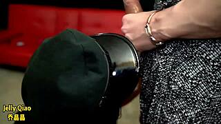 asian shemale jelly gets wild interracial pounding from ts celine's steamy encounter