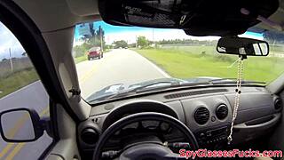 Busty babe dragged into hotel for raw missionary pounding