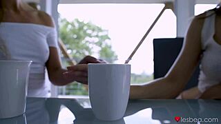 Lesbea Czech Blondes Lick Pussy to Intense Orgasm