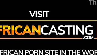 Ebony African Queen Deepthroats Monster Cock for Cum Surprise in Mouth