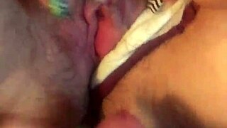 wanna see this fat russian mommy cum hard in her soaked panties up close?
