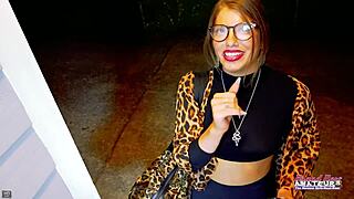 athletic raelyn sucks cock deep then gets doggy pounded