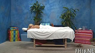 she lays there GETTING that sex massage turning steamy real quick