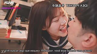 hot student tempts married professor into cheating fuck 😈 legendado