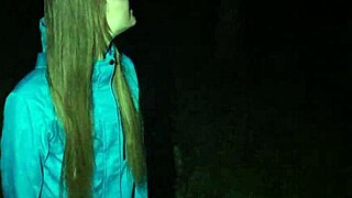 adorable tall teen lost in forest trades wet pussy for directions