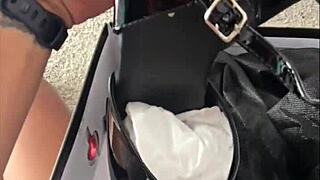 Black Model Teases Toes in New Pleaser Heels Strip