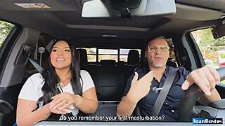 valen arias curvy colombian flashes big tits pussy vibes in juan bustos street interview?