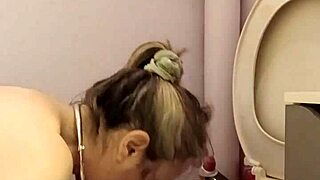 holy fuck french slave whore licks filthy toilets bound and begging!!
