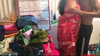 hey check out this indian wife fucking husband hard in saree at home