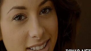 barely legal classy teen fingers wet pussy with dildo in softcore solo play