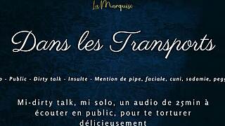 imagine my dirty french whispers in your public ride?