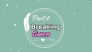 BREAKING GWEN'S CLIT WITH TONGUE AND TOYS WHILE TIED UP HD PREVIEW