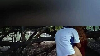 lost latina teen bends over big cock stranger in field for deepthroat doggystyle assplay finish