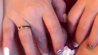 wanna see this fat russian mommy cum hard in her soaked panties up close?