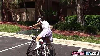 Petite Latina Teen Sucks and Jerks Huge Cock Hardcore HD