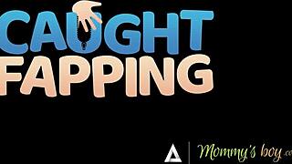 Mysterious hung stud sneaks up on masturbating milf kagney linn karter