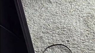 Black Model Teases Toes in New Pleaser Heels Strip