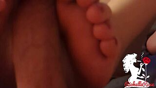 Richelle Rose's Amateur Milf Feet Tease Big Cock