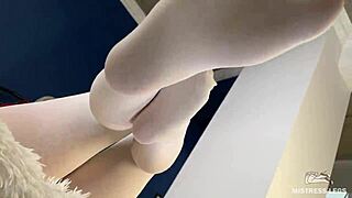 goddess big ass in lacy pink panties bounces right on your face pov