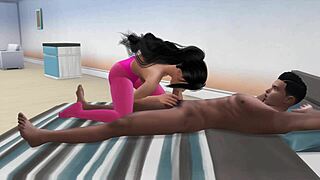 Mexican latina bombshell rides her first big black cock to screaming orgasm