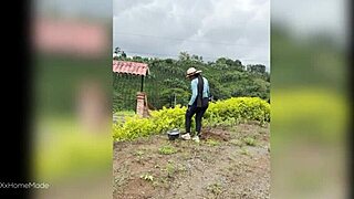 young colombian farm babe milks my cock deep then swallows every drop?