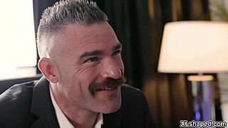 plump secretary teases horny boss dera in office