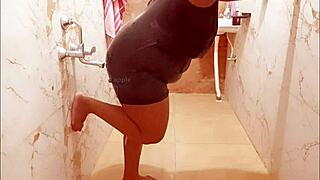 Myanmar Sexy Milf Soaps Up Her Curves in Steamy Shower