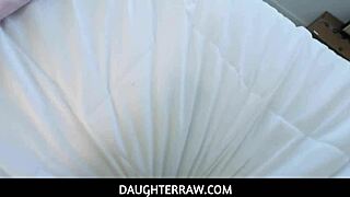 stepdaughters compete deepthroating stepdad to see who makes him cum first