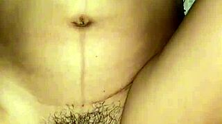 pregnant teen neighbor flashes tits then gets doggystyle creampie in living room