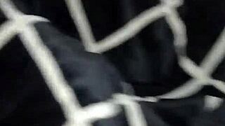 amateur foot fetish couple plays toes on bed all night