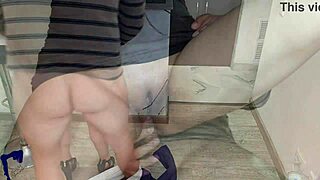 plumber gets deep blowjob from cheating latina wife! she swallows every drop