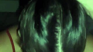 novinha debora prado drops to her knees for deep nighttime blowjob