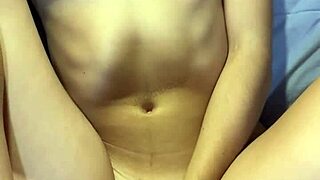 your slutty girlfriend moans loud getting missionary pounded by roommate